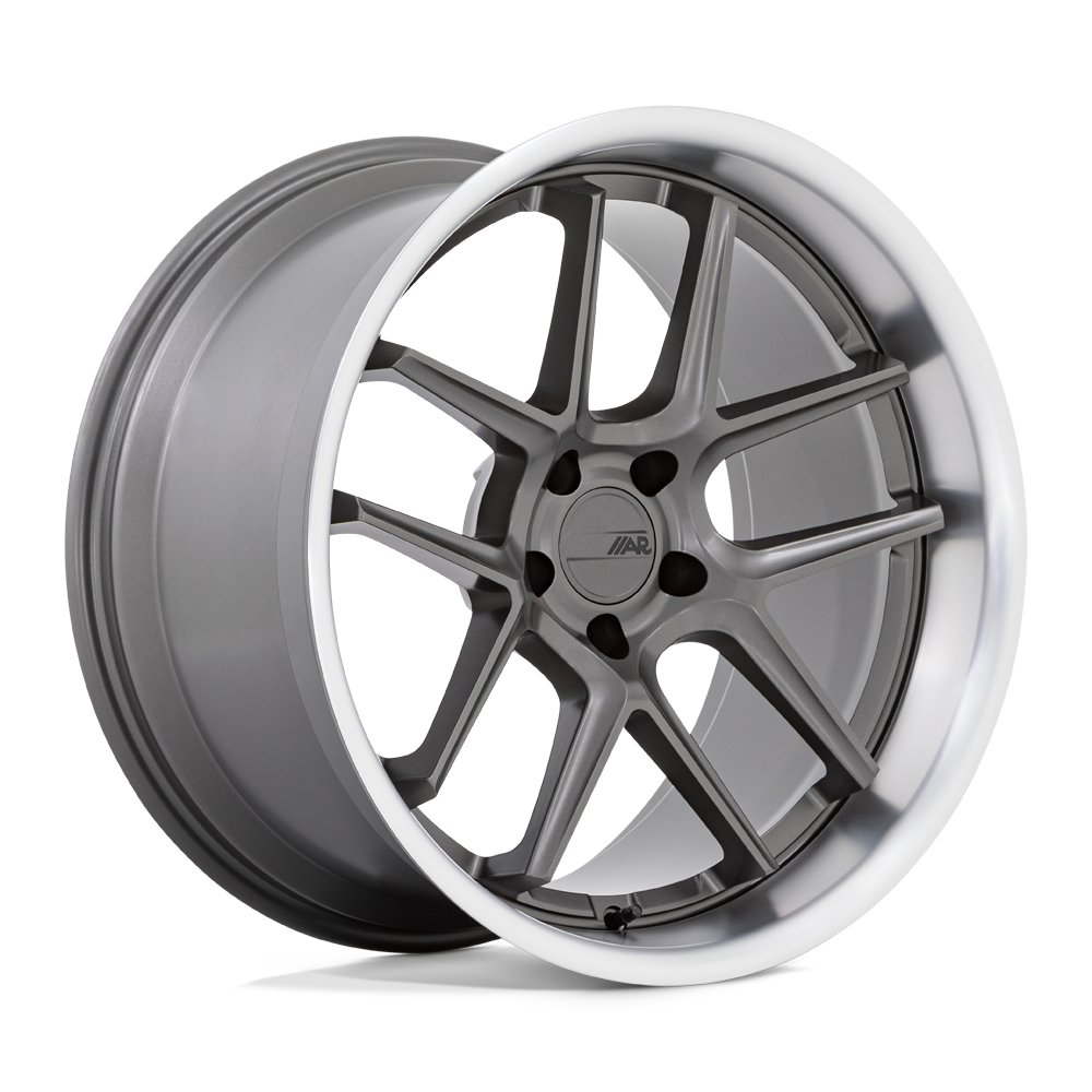 American Racing Wheels AR942AD20951515 - Ar942 Bishop 20X9.5 Matte Gunmetal With Machined Lip