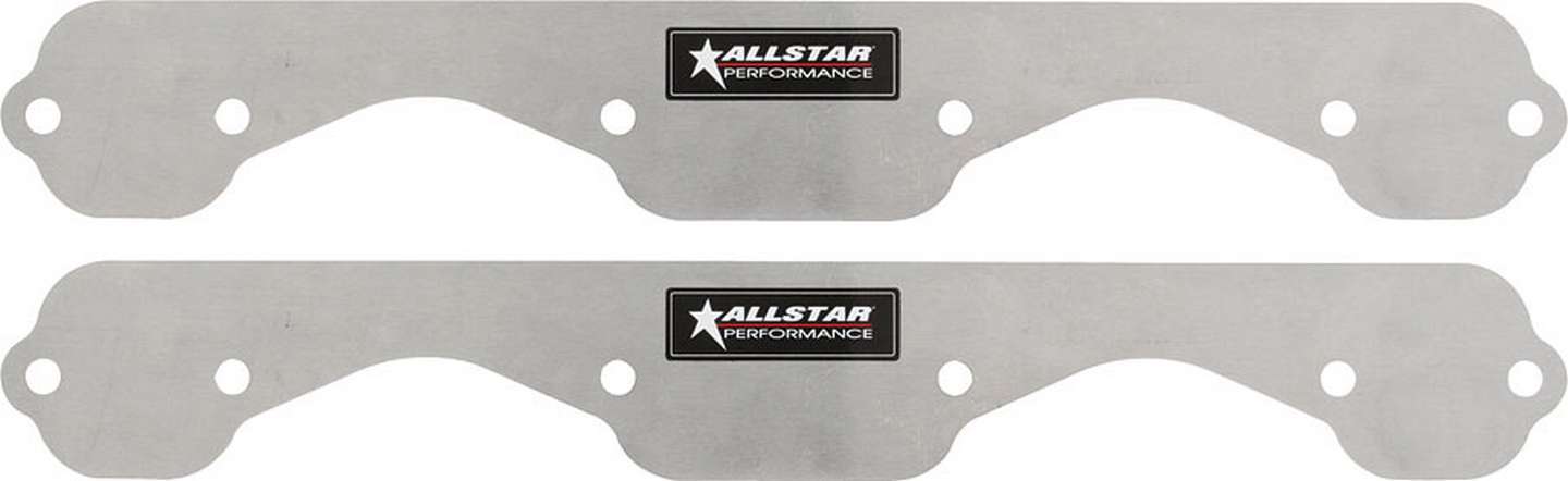 AllStar Performance ALL34212 - Exhaust Block Off Plates SBC Standard Aluminum