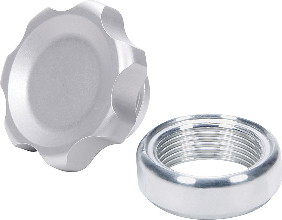AllStar Performance ALL36160 - Filler Cap Silver with Weld-In Alum Bung Small