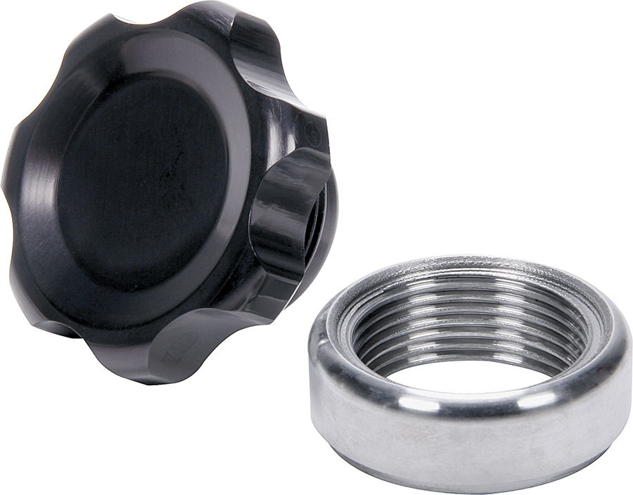 AllStar Performance ALL36167 - Filler Cap Black with Weld-In Steel Bung Small