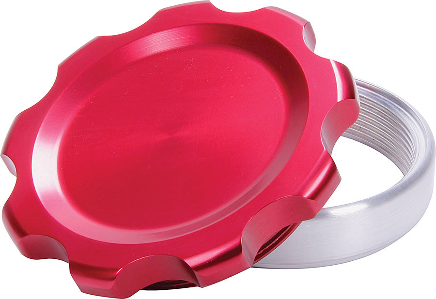 AllStar Performance ALL36176 - Filler Cap Red with Weld-In Steel Bung Large