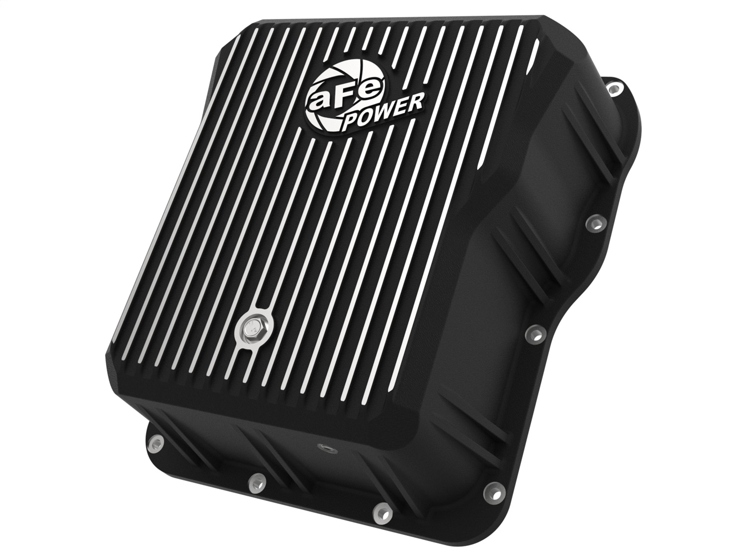 aFe Power 46-70072 - Power Cover Trans Pan Machined Trans Pan GM Diesel Trucks 01-12 V8-6.6L Machined