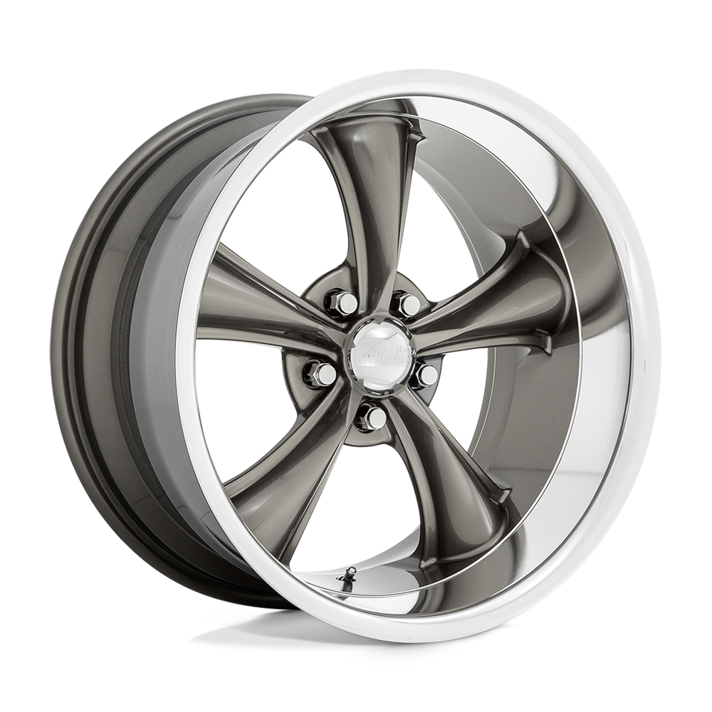 American Racing Wheels VN338189512904NUS - Vn338 Boss Tt 18X9.5 Graphite With Diamond Cut Lip