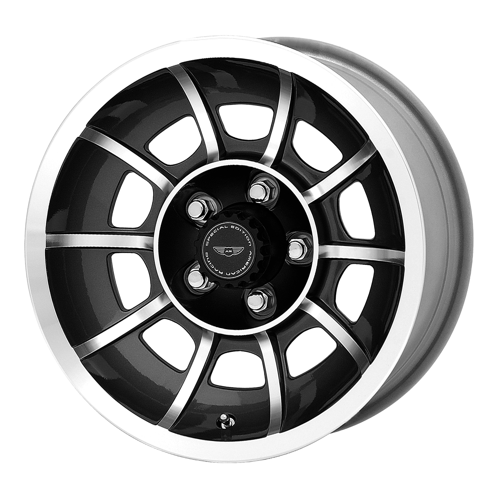 American Racing Wheels VN475765B - Vn47 Vector 15X7 Satin Black Machined