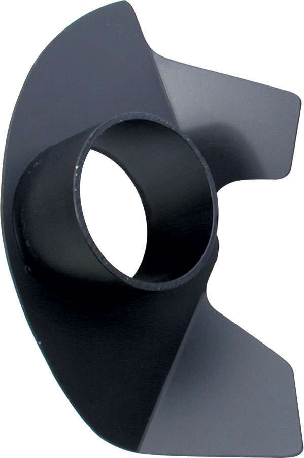 AllStar Performance ALL42117 - Spindle Duct - Spindle Mount - Passenger Side - Single 3 in Tube - 9 in Long x 4.75 in Wide - Aluminum - Black Paint - Fabricated Spindles - Each