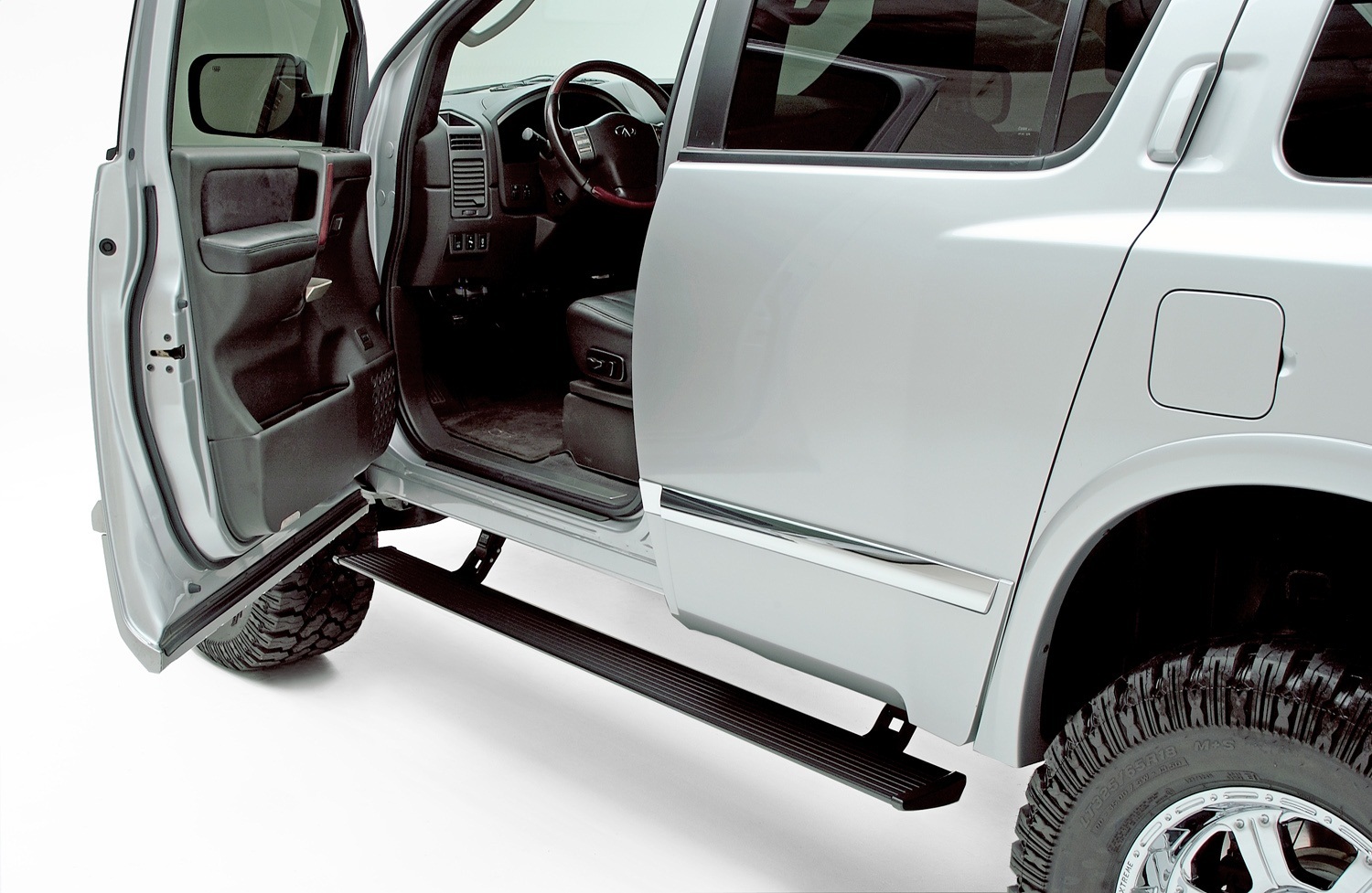 AMP Research 75110-01A - 2004-2015 Nissan Titan Crew/King Cabs PowerStep - Black