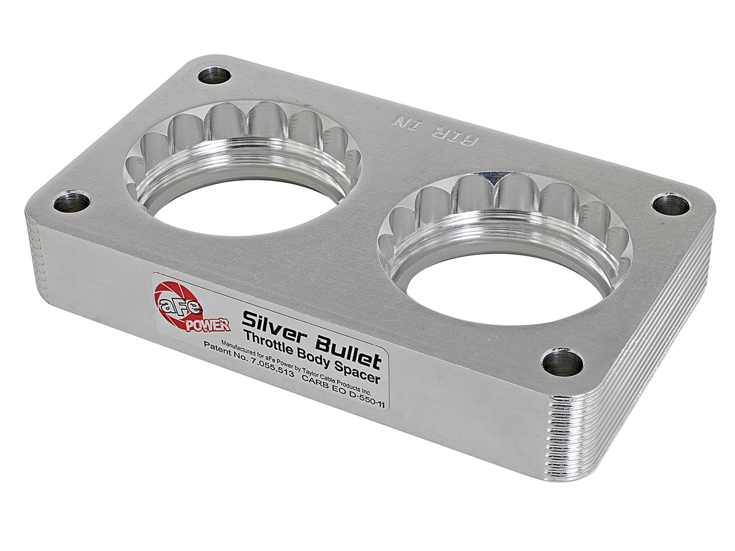 aFe Power 46-33005 - Silver Bullet Throttle Body Spacers TBS Ford Trucks 99-04 V10-6.8L aFe Power 46-33005 - Silver Bullet Throttle Body Spacers TBS Ford Trucks 99-04 V10-6.8L