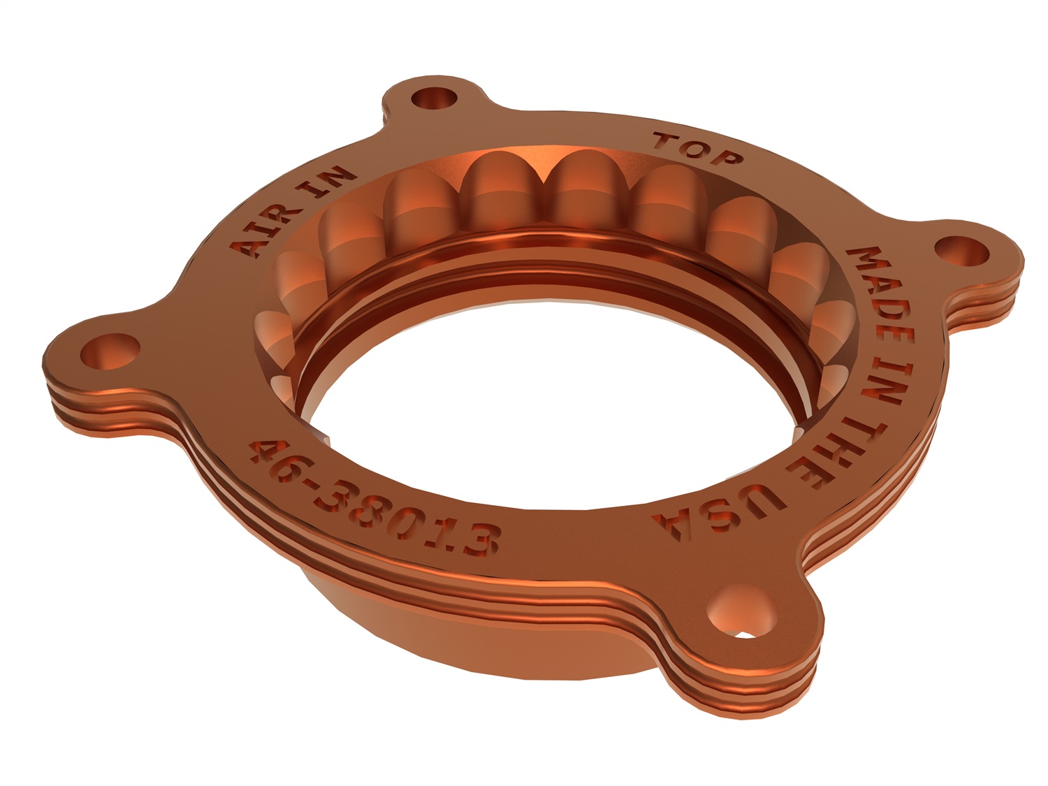 aFe Power 46-38013 - Silver Bullet Throttle Body Spacers TBS 22-23 Toyota GR86 H4-2.4L - Orange