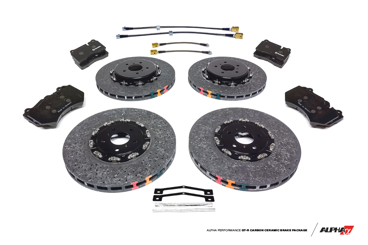 AMS ALP.07.01.0102-2 - Alpha Performance R35 GT-R Carbon Ceramic Brake Package