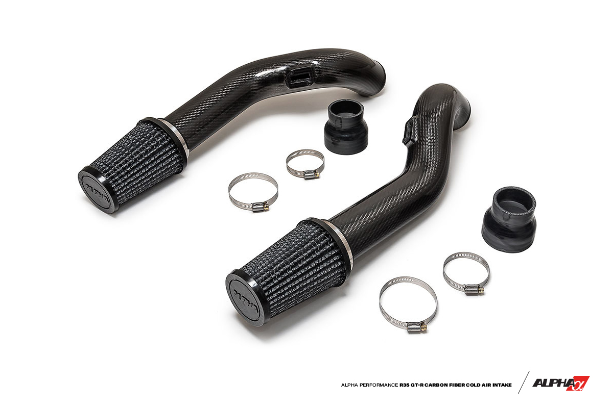 AMS ALP.07.08.0008-1 - Alpha Performance R35 GTR Carbon Fiber Cold Air Intake