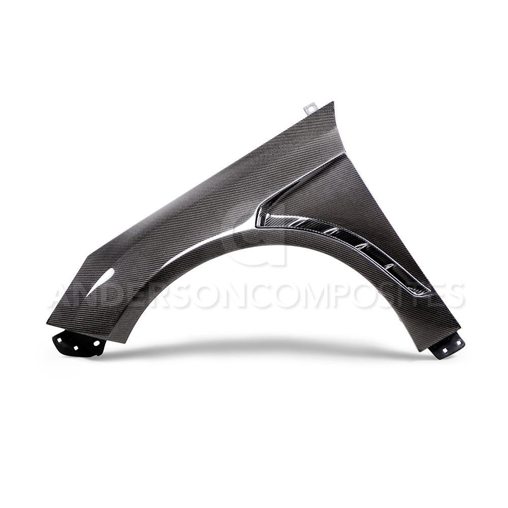Anderson Composites AC-FF16FDFO-GR - 2016+ Focus Type-GR Vented Carbon Fiber Fenders .04in Wider (Pair)