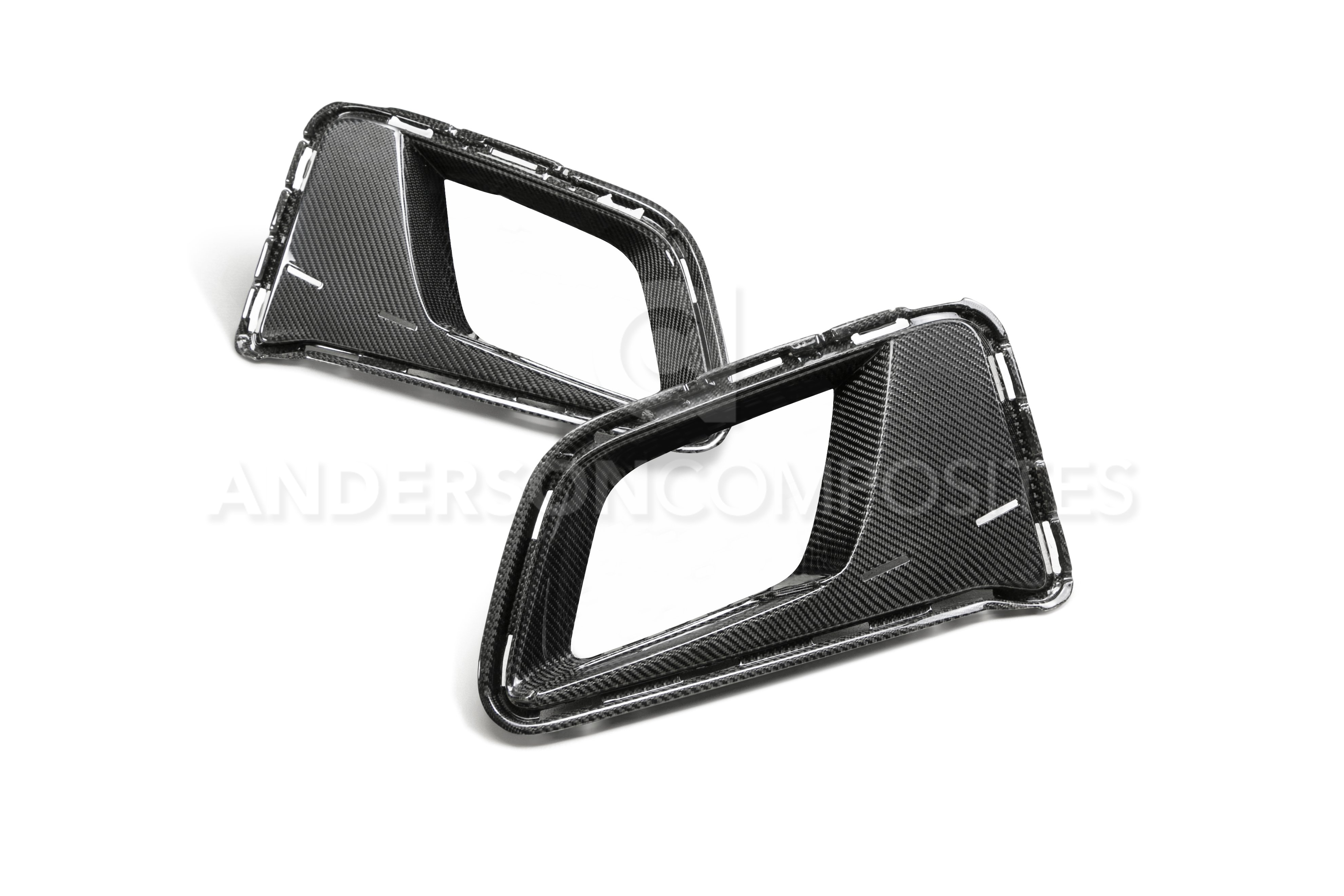 Anderson Composites AC-ADB17CHCAMZL-LE - 17-18 Chevrolet Camaro 1LE Carbon Fiber Type LE Air Duct Bezels