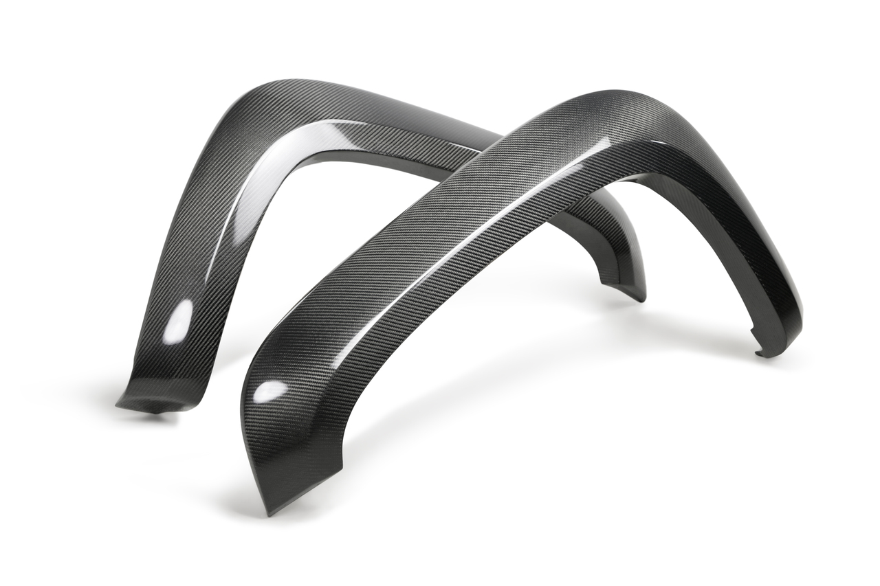 Anderson Composites AC-FLR17CHCOZR2-F - 17-19 Chevy Colorado ZR2 Front Carbon Fiber Fender Flares (Pair)
