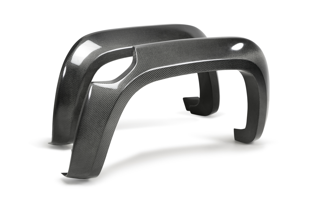 Anderson Composites AC-FLR17CHCOZR2-R - 17-19 Chevy Colorado ZR2 Rear Carbon Fiber Fender Flares (Pair)