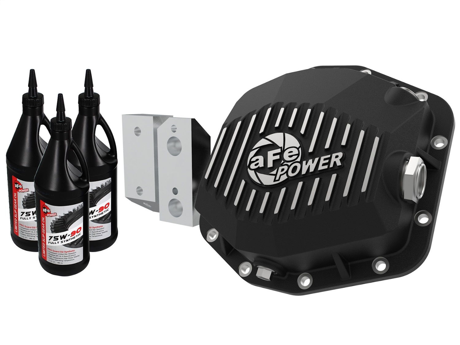 aFe Power 46-71191B - 20-23 Jeep Gladiator JT (Dana M220) Pro Series Rear Differential Cover Black w/ Machined Fins aFe Power 46-71191B - 20-23 Jeep Gladiator JT (Dana M220) Pro Series Rear Differential Cover Black w/ Machined Fins