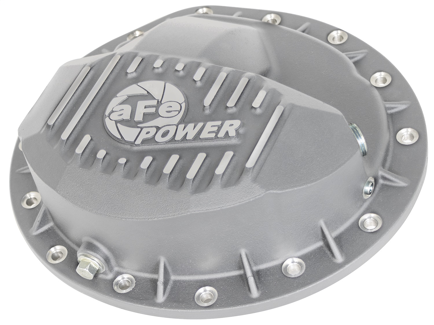 aFe Power 46-70370 - Street Series Rear Differential Cover Raw w/ Machined Fins