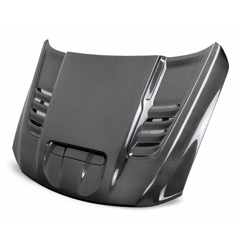 Anderson Composites AC-HD21DGTRX-OE - 2021 Dodge RAM TRX Carbon Fiber Hood - OE Style