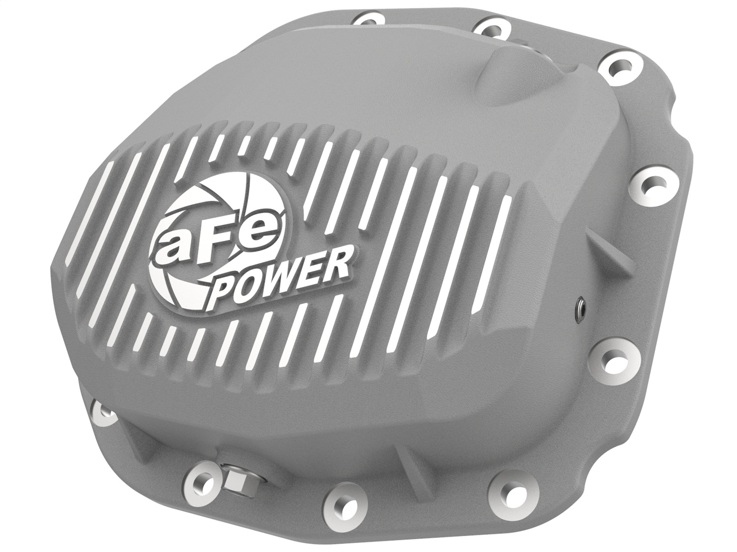 aFe Power 46-71180A - Street Series Rear Differential Cover Raw w/ Machined Fins