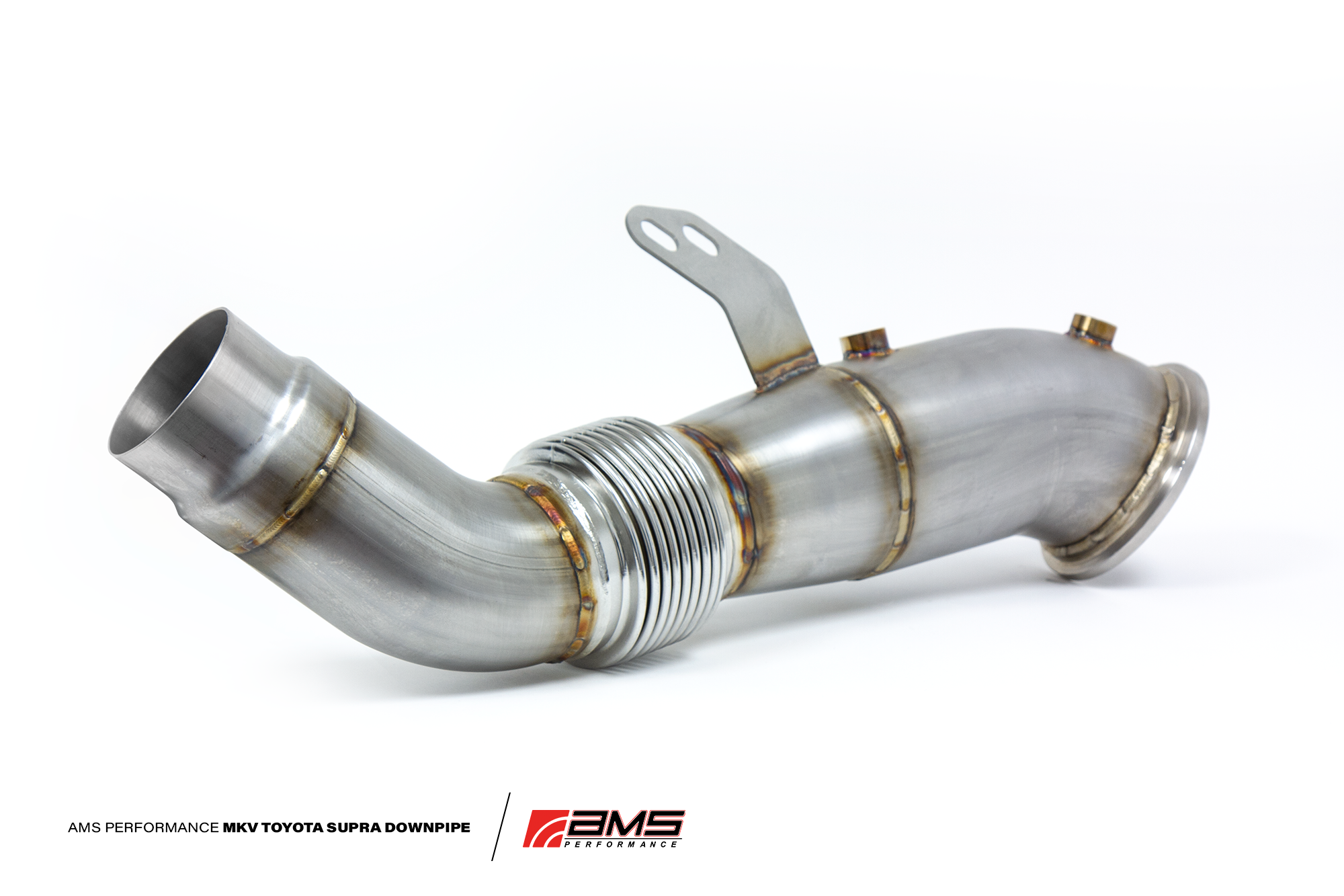 AMS AMS.38.05.0001-1 - Performance Toyota GR Supra Stainless Steel Race Downpipe AMS AMS.38.05.0001-1 - Performance Toyota GR Supra Stainless Steel Race Downpipe