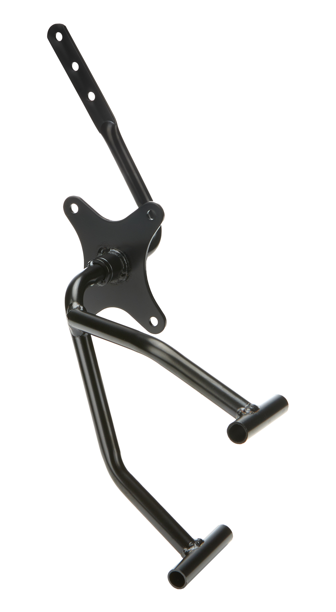 AllStar Performance ALL54100 - Pedal Assembly - Gas - Straight Foot Box Mount - Tubular - Steel - Black Powder Coat - Universal - Each