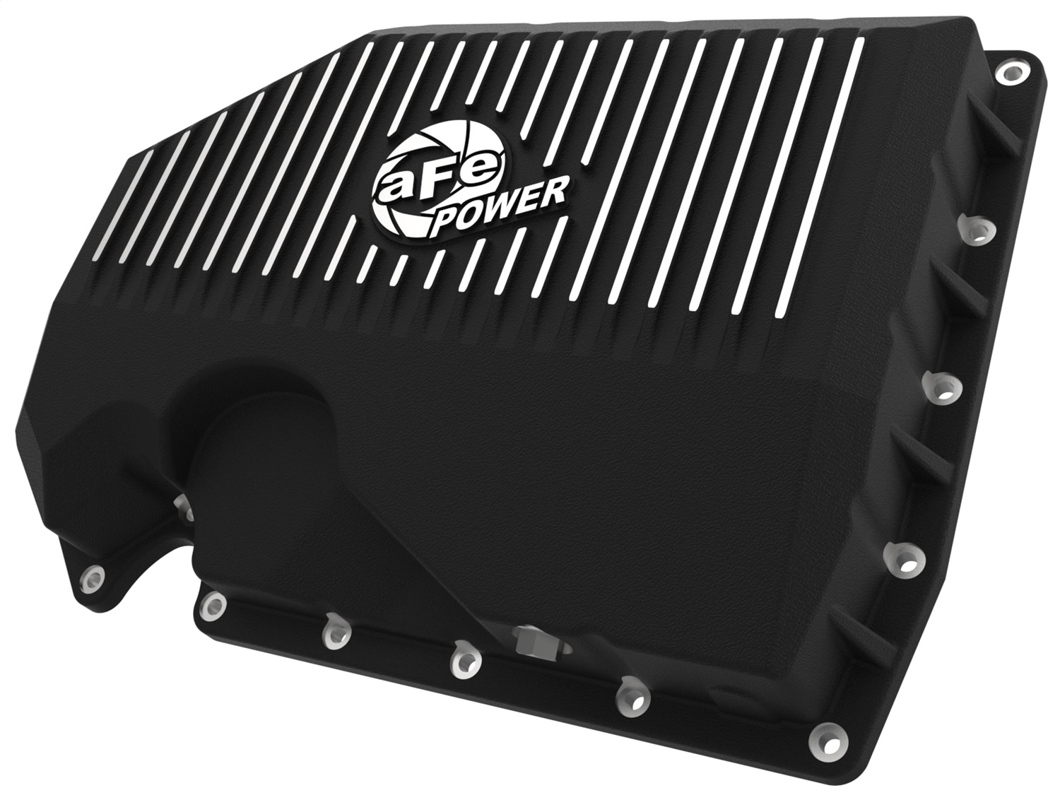 aFe Power 46-71240B - 05-19 VW 1.8L/2.0L w/o Oil Sensor Engine Oil Pan Black POWER Street Series w/ Machined Fins