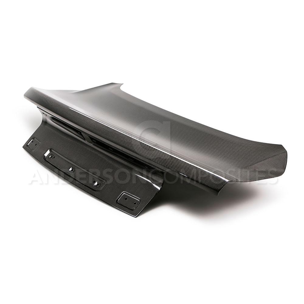 Anderson Composites AC-TL15FDMU-DS - 15-18 Ford Mustang Type-OE Double Sided Carbon Fiber Decklid