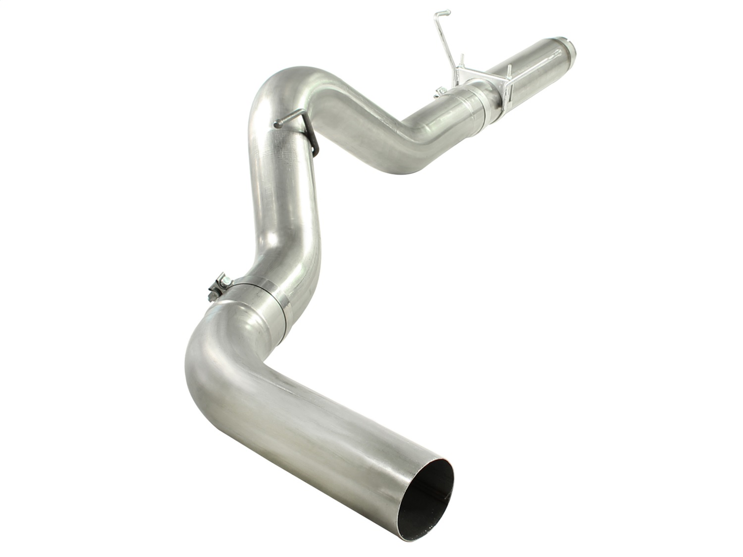 aFe Power 49-02016 - Atlas Exhausts DPF-Back Aluminized Steel Exhaust Dodge Diesel Trucks 07.5-12 L6-6.7L No Tip