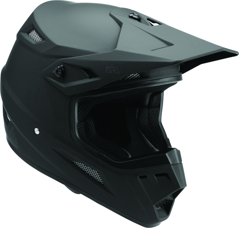 Answer 446361 - AR1 Solid Helmet Matte Black Youth - Small