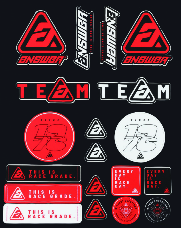 Answer 446349 - Logo Sticker Sheet