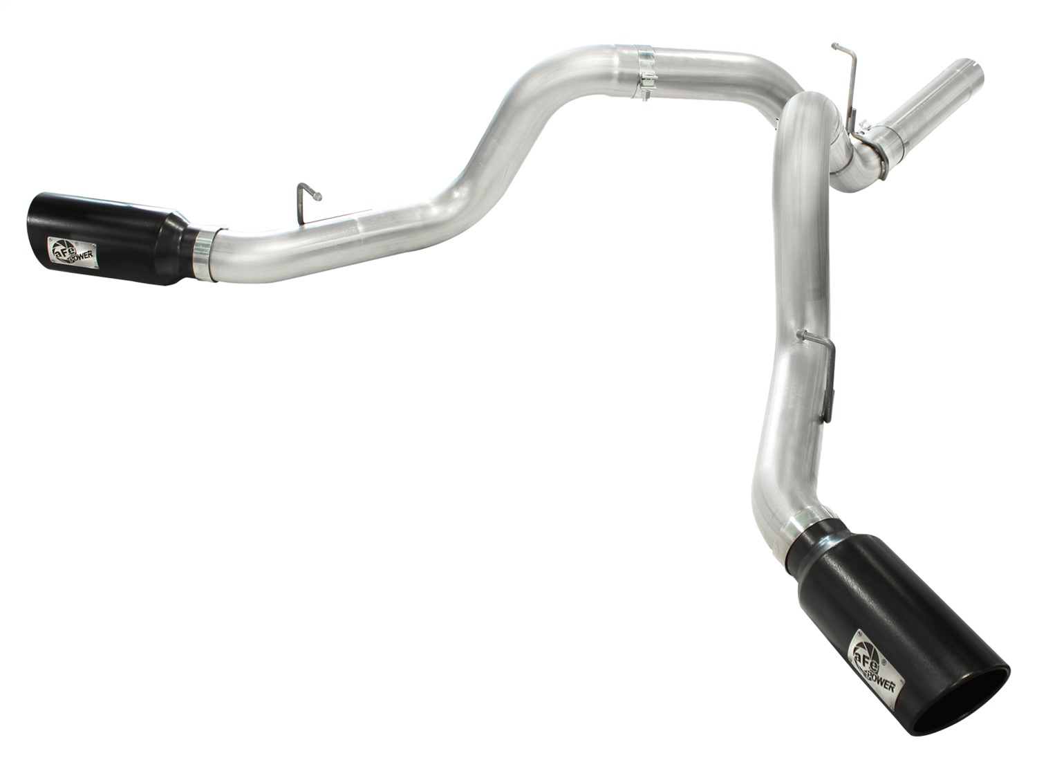 aFe Power 49-04043-B - MACHForce XP Exhaust Aluminized Dual Split DPF Back 11-15 GM Diesel Truck V8-6.6L (td) (BLK tip) aFe Power 49-04043-B - MACHForce XP Exhaust Aluminized Dual Split DPF Back 11-15 GM Diesel Truck V8-6.6L (td) (BLK tip)
