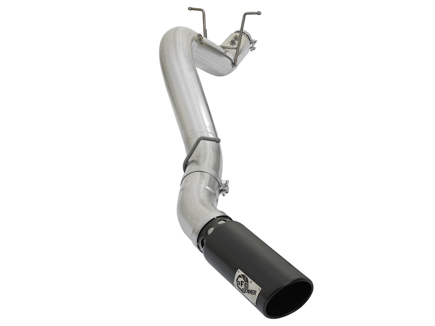 aFe Power 49-04085-B - ATLAS 5in DPF-Back Aluminized Steel Exhaust System GM Diesel Trucks 2017 V8 6.6L (td) L5P