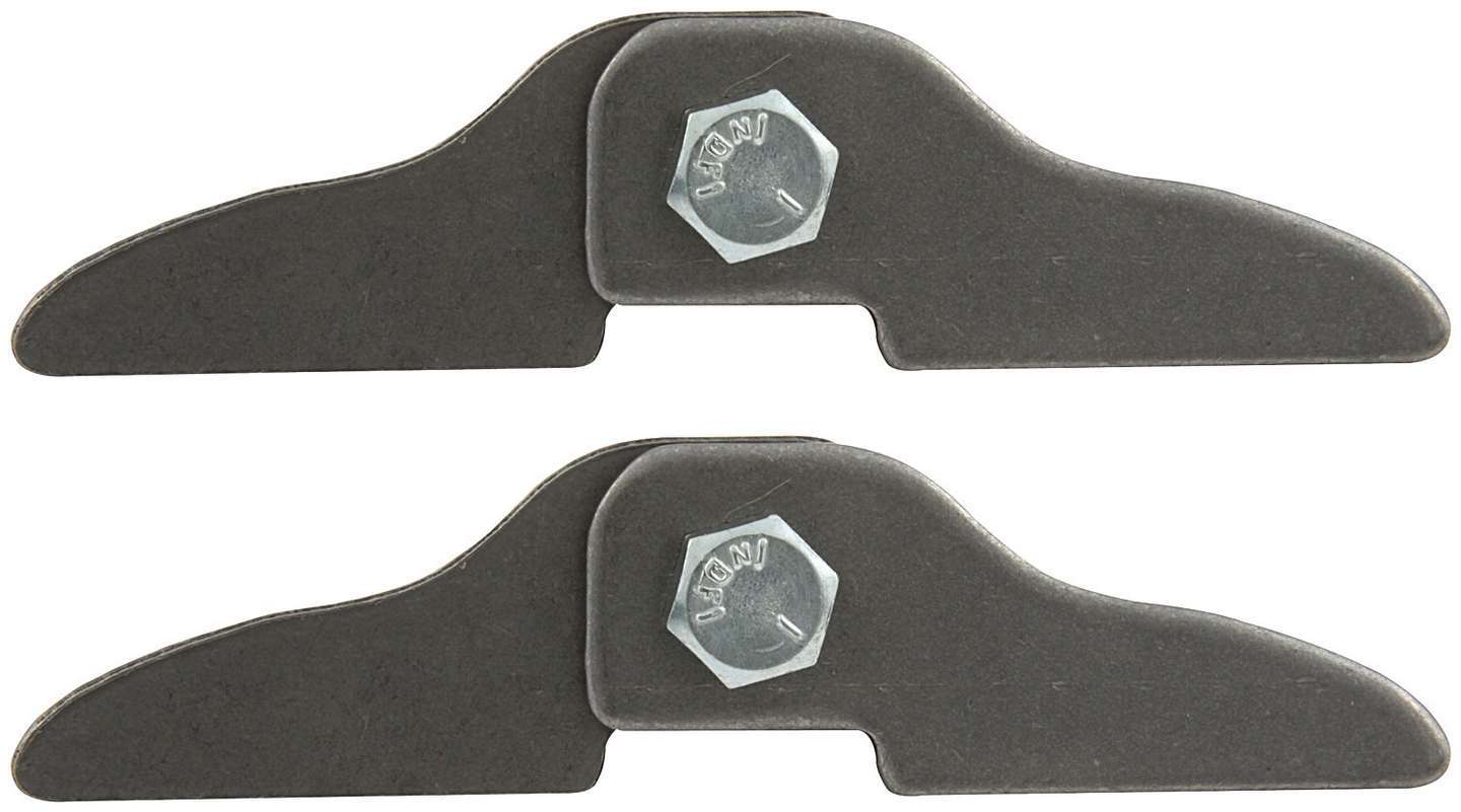 AllStar Performance ALL60040-25 - Header Tab Kit - 4 Tabs / 2 Bolt / 2 Lock Nuts - Steel - Natural - Set of 25