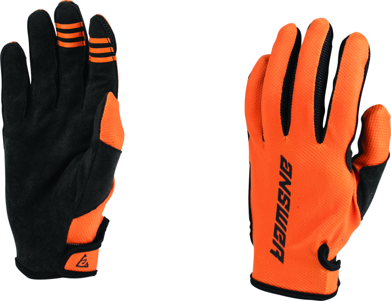 Answer 447822 - 23 Ascent Glove Orange/Black - Small