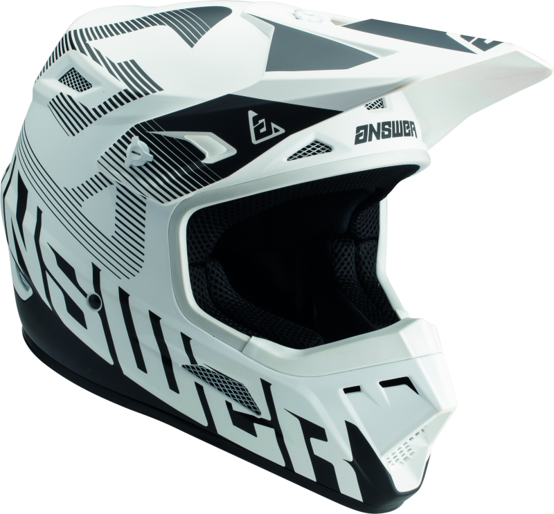 Answer 447756 - AR1 V2 Bold Helmet White/Black Youth - Large