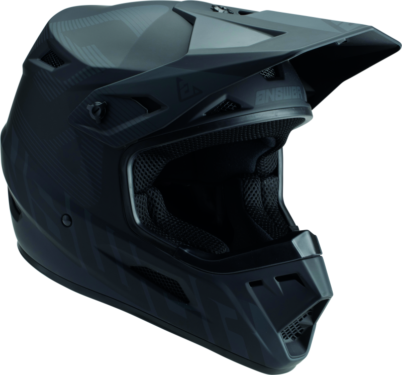 Answer 447762 - AR1 V2 Bold Helmet Black/Dark Grey Youth - Large