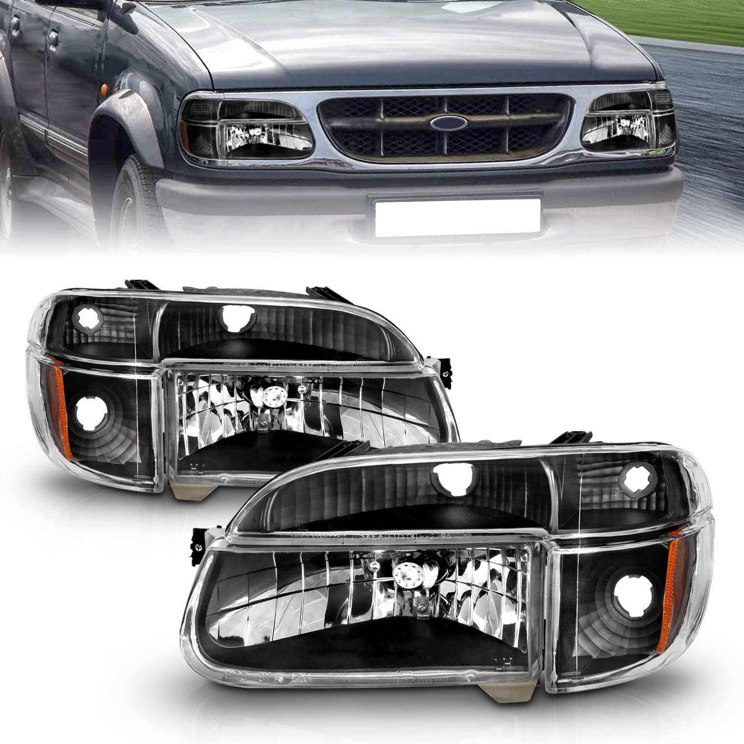 Anzo 111039 - USA - Crystal Headlights Anzo 111039 - USA - Crystal Headlights