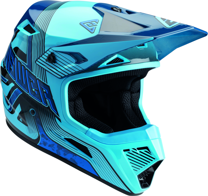 Answer 447768 - AR1 Vendetta Helmet Blue/Dark Blue Youth - Large