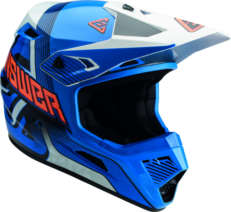 Answer 447773 - AR1 Vendetta Helmet Blue/White/Orange Youth - Medium