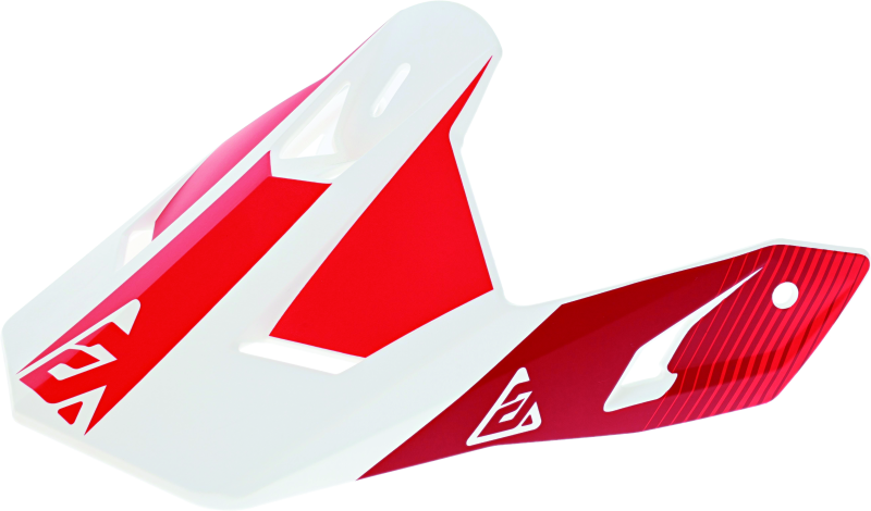 Answer 447784 - AR1 V2 Bold Visor Red/White - Youth