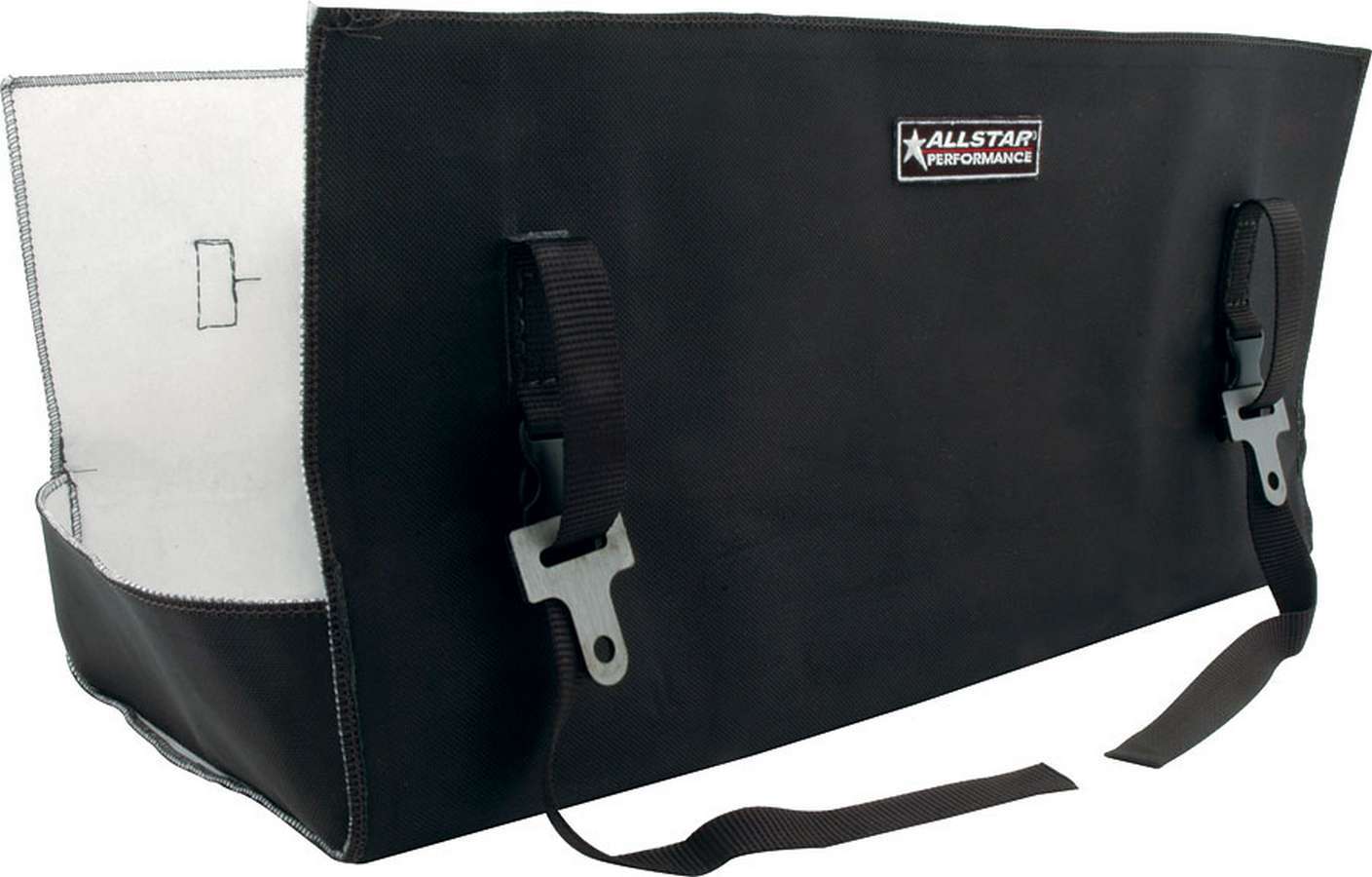 AllStar Performance ALL69011 - Engine Diaper Black Non SFI