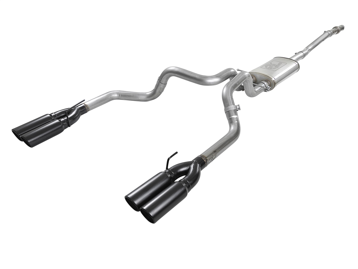 aFe Power 49-34105-B - Vulcan Series 3in 304 SS Exhaust Cat-Back w/ Black Tips 2019 GM Silverado/Sierra 1500 V8-5.3L aFe Power 49-34105-B - Vulcan Series 3in 304 SS Exhaust Cat-Back w/ Black Tips 2019 GM Silverado/Sierra 1500 V8-5.3L