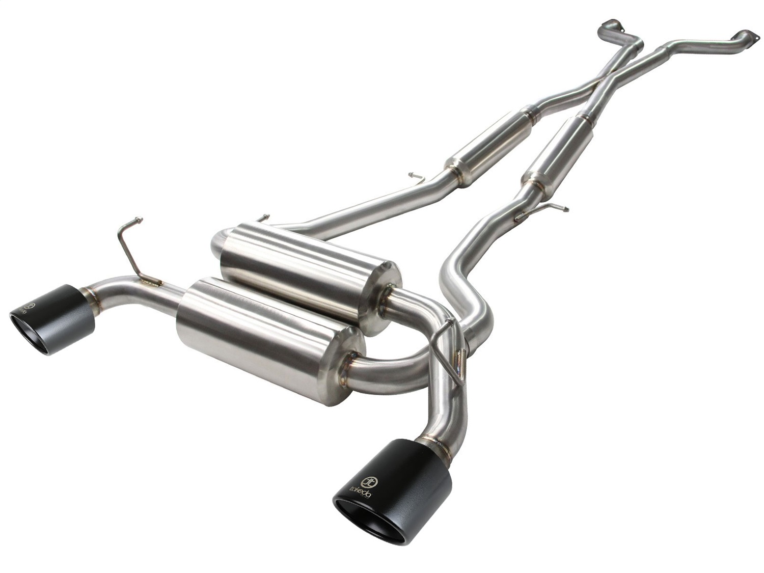 aFe Power 49-36103-B - Takeda 2-1/2 in 304 SS Cat-Back Exhaust System Infiniti G37 08-13/Q60 14-15 V6-3.7 w/ Black Tips aFe Power 49-36103-B - Takeda 2-1/2 in 304 SS Cat-Back Exhaust System Infiniti G37 08-13/Q60 14-15 V6-3.7 w/ Black Tips
