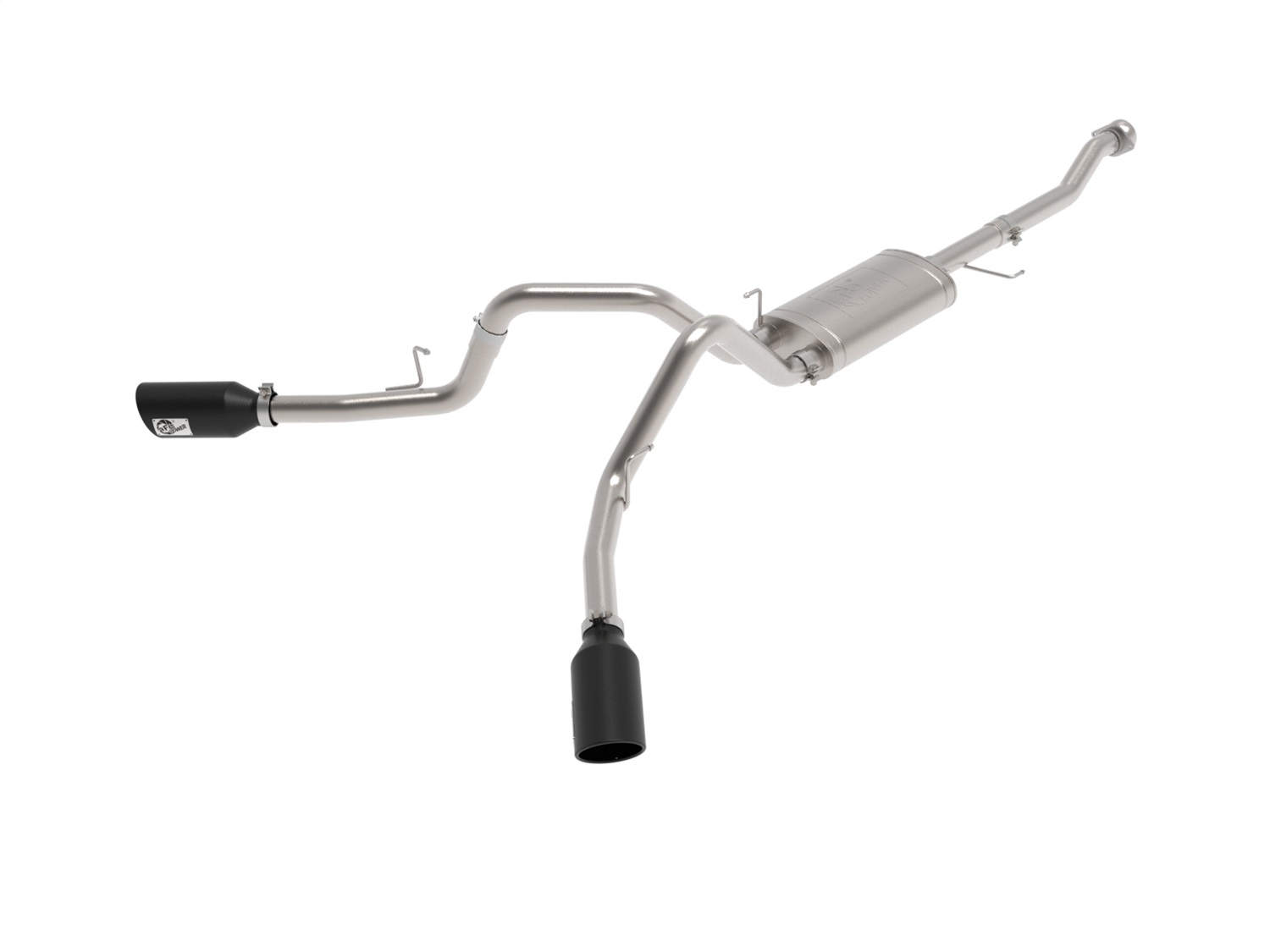 aFe Power 49-33126-B - Vulcan 3in 304 SS Cat-Back Exhaust 2021 Ford F-150 V6 2.7L/3.5L (tt)/V8 5.0L w/ Black Tips aFe Power 49-33126-B - Vulcan 3in 304 SS Cat-Back Exhaust 2021 Ford F-150 V6 2.7L/3.5L (tt)/V8 5.0L w/ Black Tips