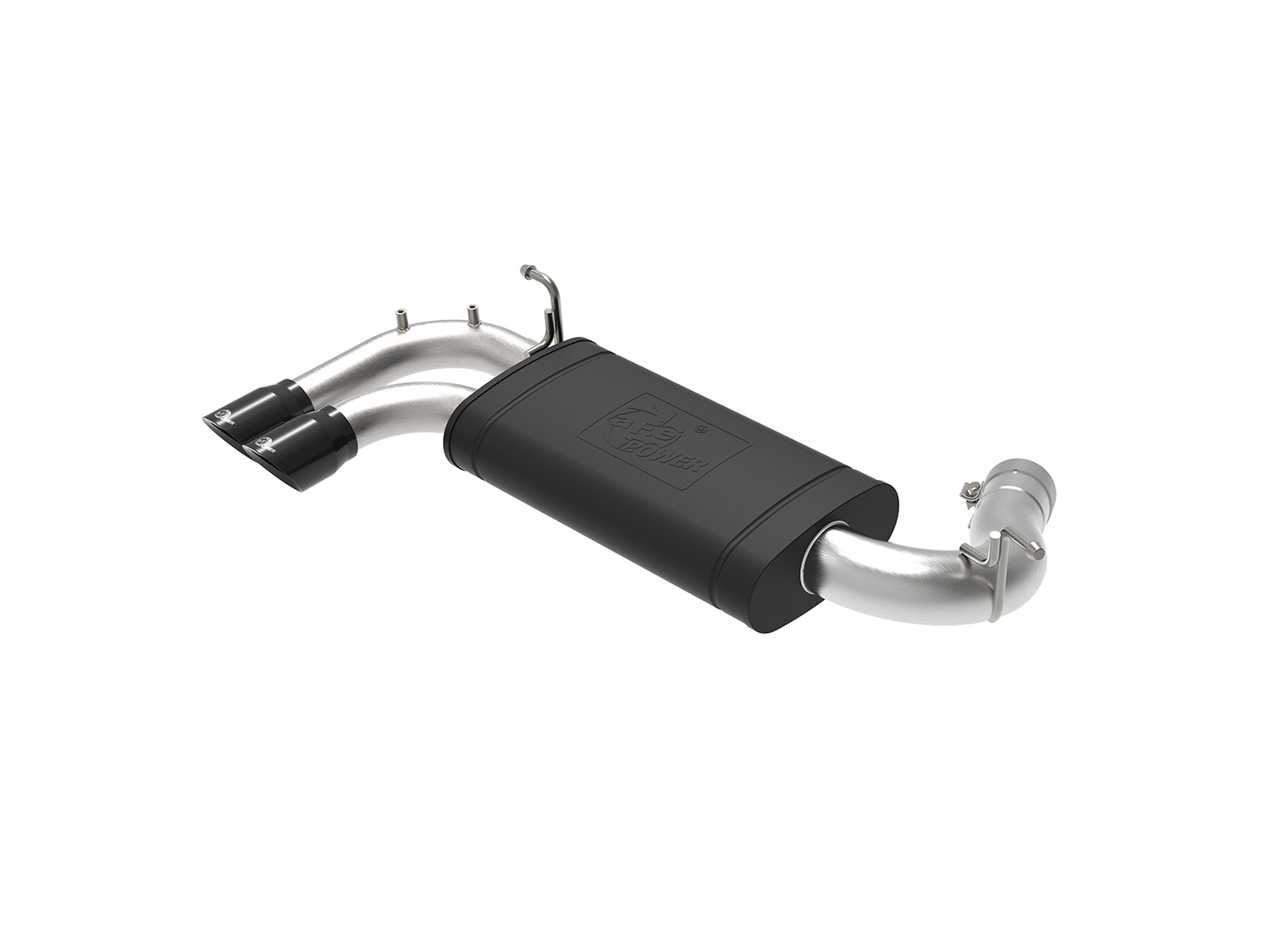 aFe Power 49-36346-B - MACH Force-Xp 2-1/2in 304 SS Axle Back Exh w/BlackTips 14-16 BMW 228i (F22/23) L4-2.0L (t) N20