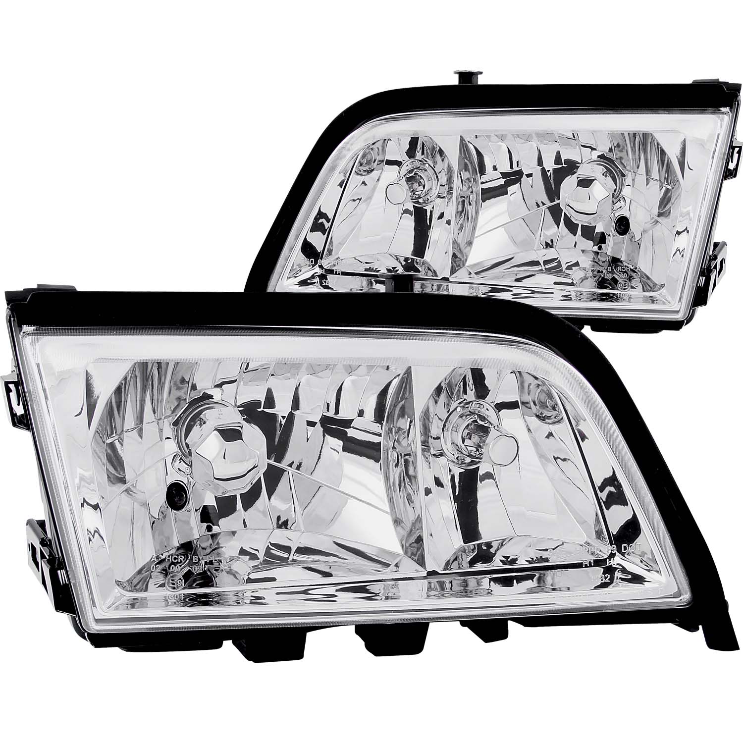 Anzo 121081 - 1994-2000 Mercedes Benz C Class W202 Crystal Headlights Chrome Anzo 121081 - 1994-2000 Mercedes Benz C Class W202 Crystal Headlights Chrome