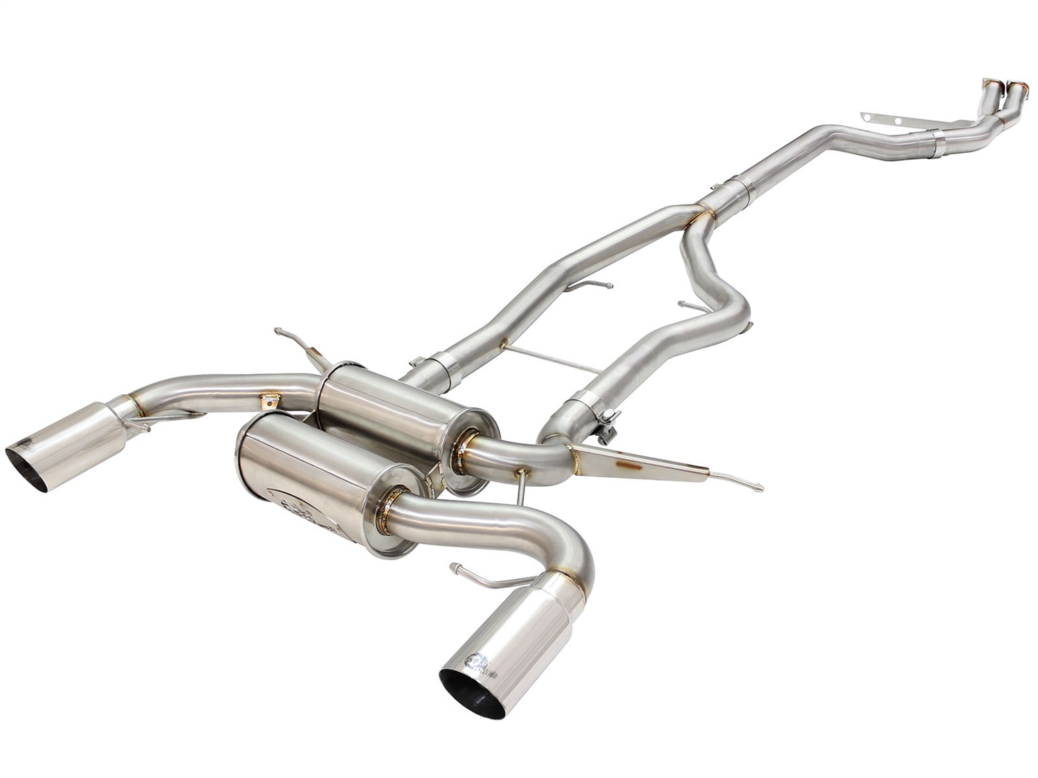 aFe Power 49-36328-P - MACHForce XP SS-304 Polish Tip 3.0in-2.5in Dia Cat Back Exhaust 11-13 BMW 335i (E90/E92) 3.0L aFe Power 49-36328-P - MACHForce XP SS-304 Polish Tip 3.0in-2.5in Dia Cat Back Exhaust 11-13 BMW 335i (E90/E92) 3.0L