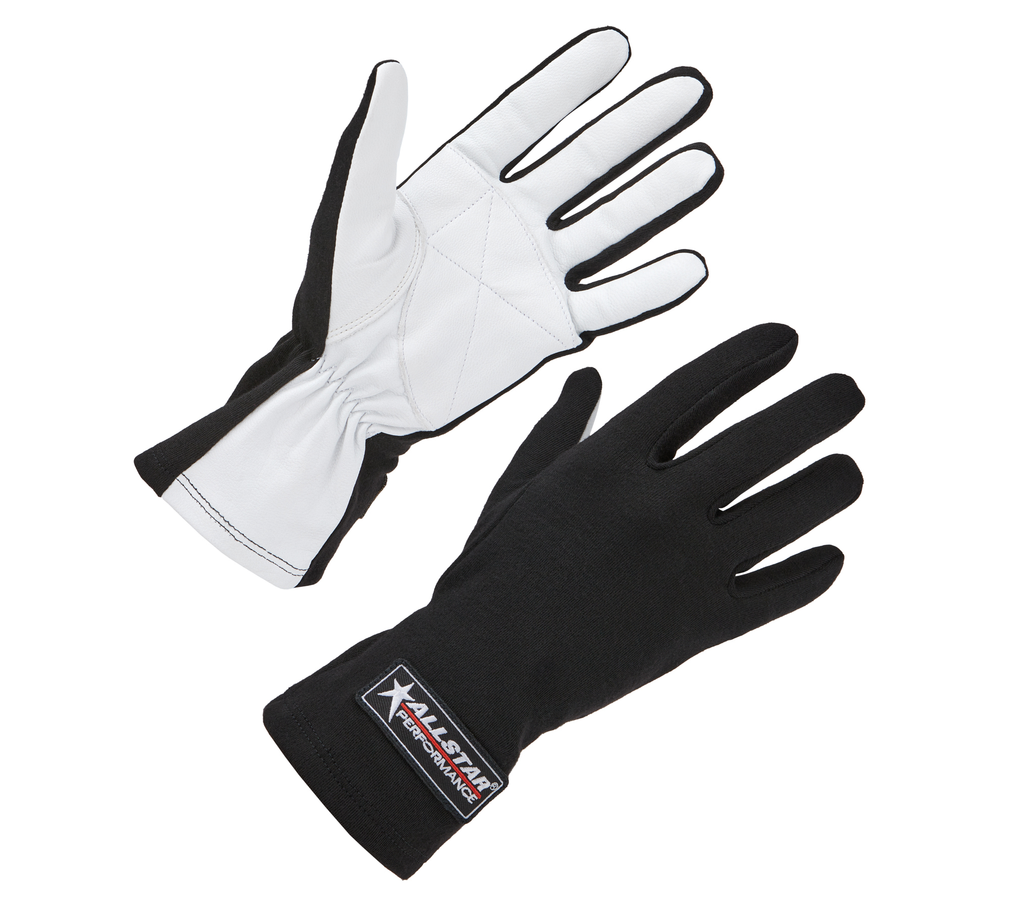 AllStar Performance ALL910012 - Driving Gloves Non-SFI S/L Black Medium