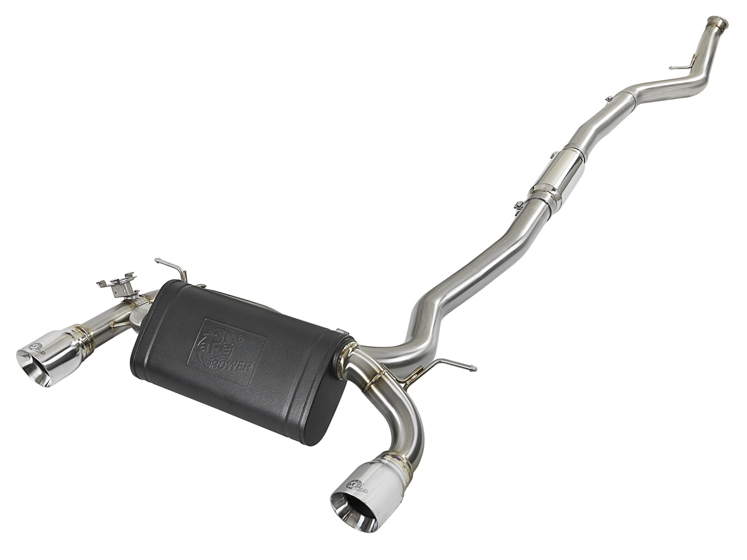 aFe Power 49-36340-P - MACH Force-Xp 3in 304 SS Cat-Back Exhaust w/Polished Tips 12-15 BMW 335i (F30) L6 3.0L (t) N55 aFe Power 49-36340-P - MACH Force-Xp 3in 304 SS Cat-Back Exhaust w/Polished Tips 12-15 BMW 335i (F30) L6 3.0L (t) N55