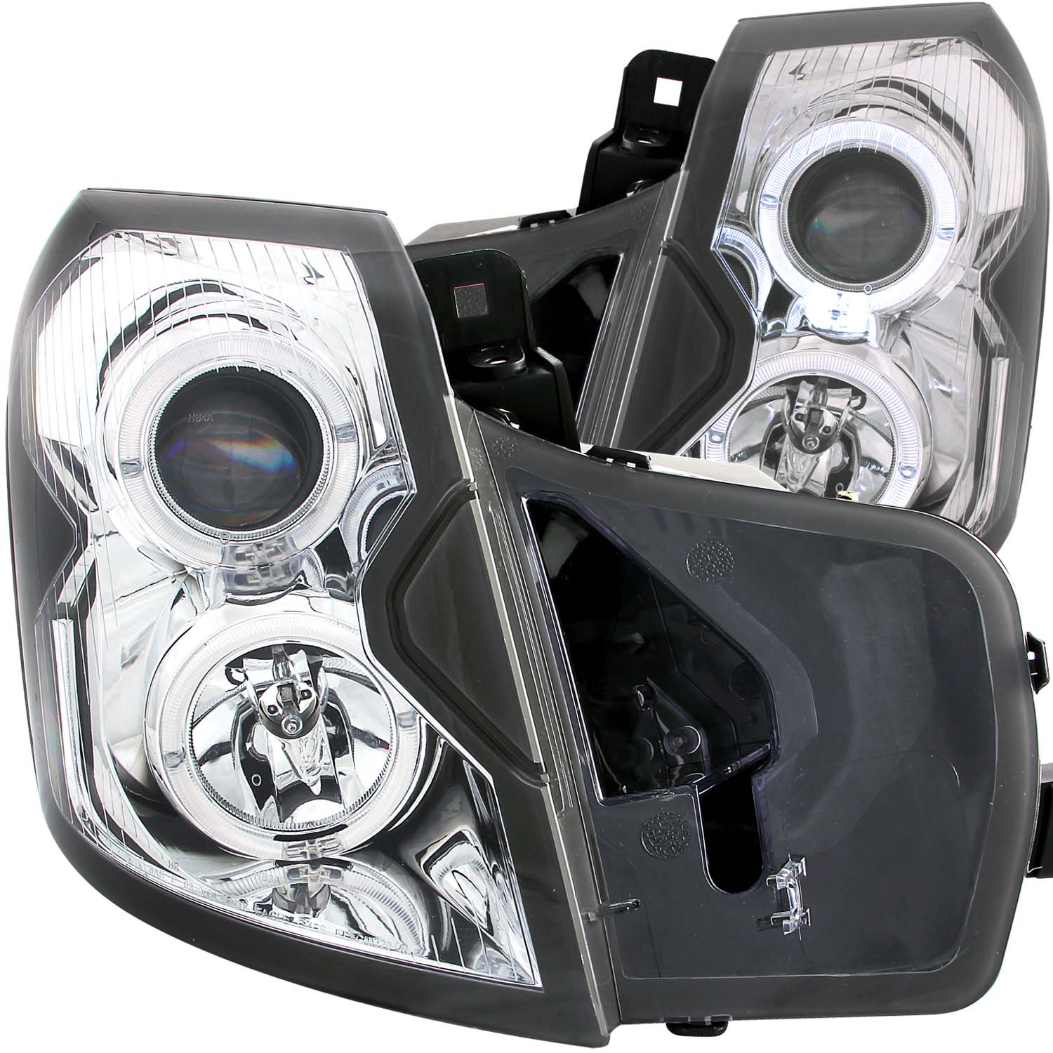 Anzo 121416 - 2003-2007 Cadillac Cts Projector Headlights w/ Halo Chrome Anzo 121416 - 2003-2007 Cadillac Cts Projector Headlights w/ Halo Chrome