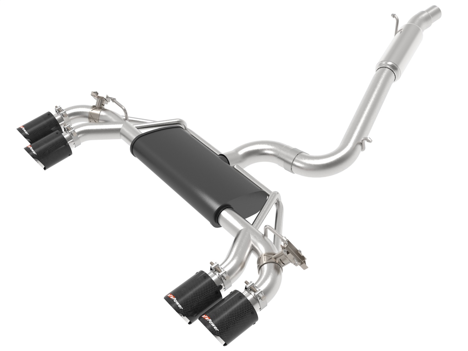 aFe Power 49-36430-C - POWER MACH Force-Xp 15-19 Volkswagen Golf R L4-2.0L(T) 304 SS Cat-Back Exhaust System - Carbon aFe Power 49-36430-C - POWER MACH Force-Xp 15-19 Volkswagen Golf R L4-2.0L(T) 304 SS Cat-Back Exhaust System - Carbon